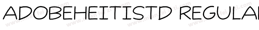 AdobeHeitiStd Regular Identity H字体转换